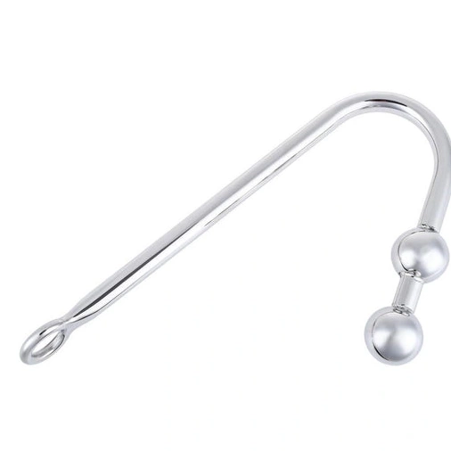Stainless Steel Anal Balls Pleasurable Two 4417 Hook 0925